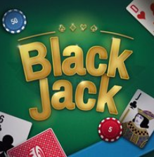 Blackjack med sjetonger på bordet